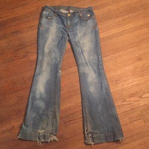 Apple Bottom flared jeans junior size 9/10 used